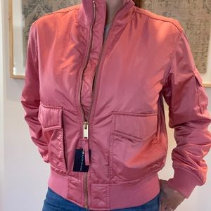 NEW Gap pink bomber jacket XS